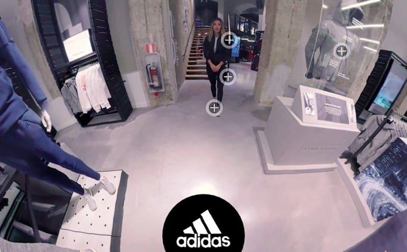 adidas 360 degree shopping experience