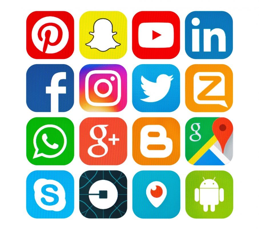 Social Media Platforms Icons
